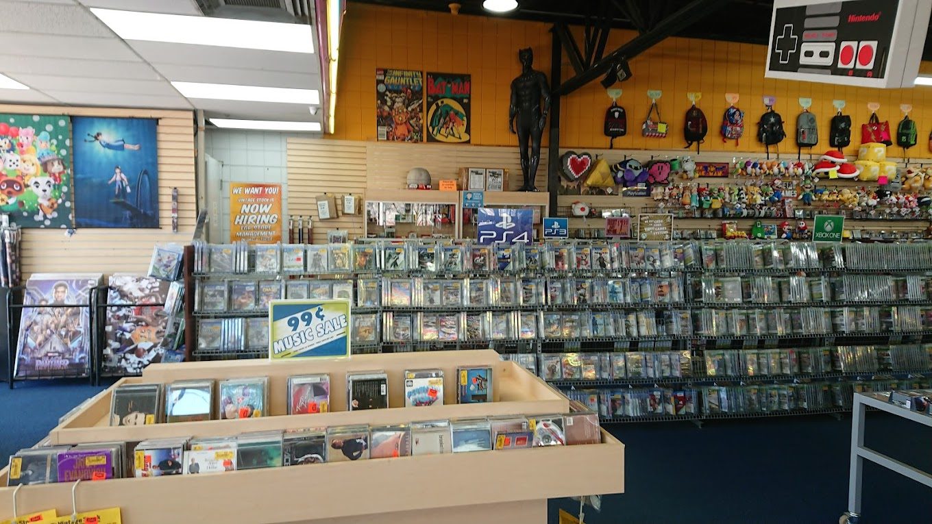 Vintage Stock store diecast and collectibles section in Oklahoma City